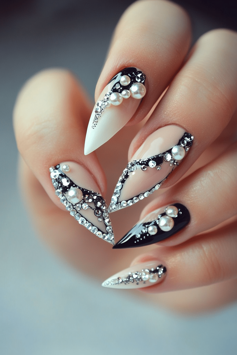 9. Embellished Elegance (Nail Design Ideas) - Nail Design Ideas