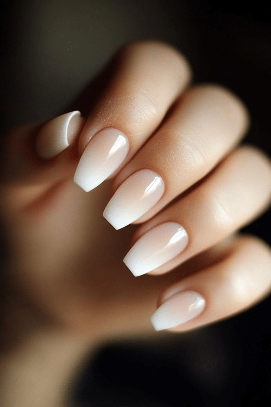 7. Elegant French Fade (Nail Design Ideas For Women Over 70) - Nail Design Ideas For Women Over 70