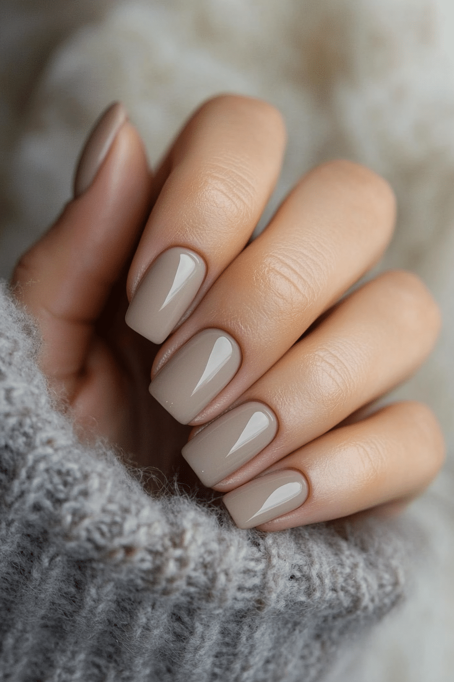 11. Timeless Taupe (Nail Design Ideas For Women Over 70) - Nail Design Ideas For Women Over 70