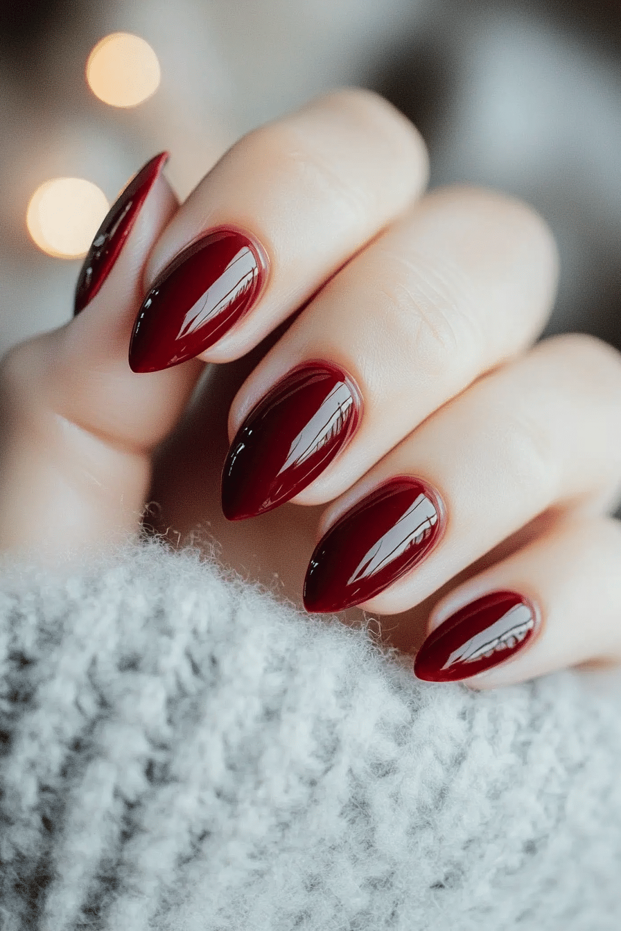 14. Classic Red (Nail Design Ideas For Women Over 70) - Nail Design Ideas For Women Over 70