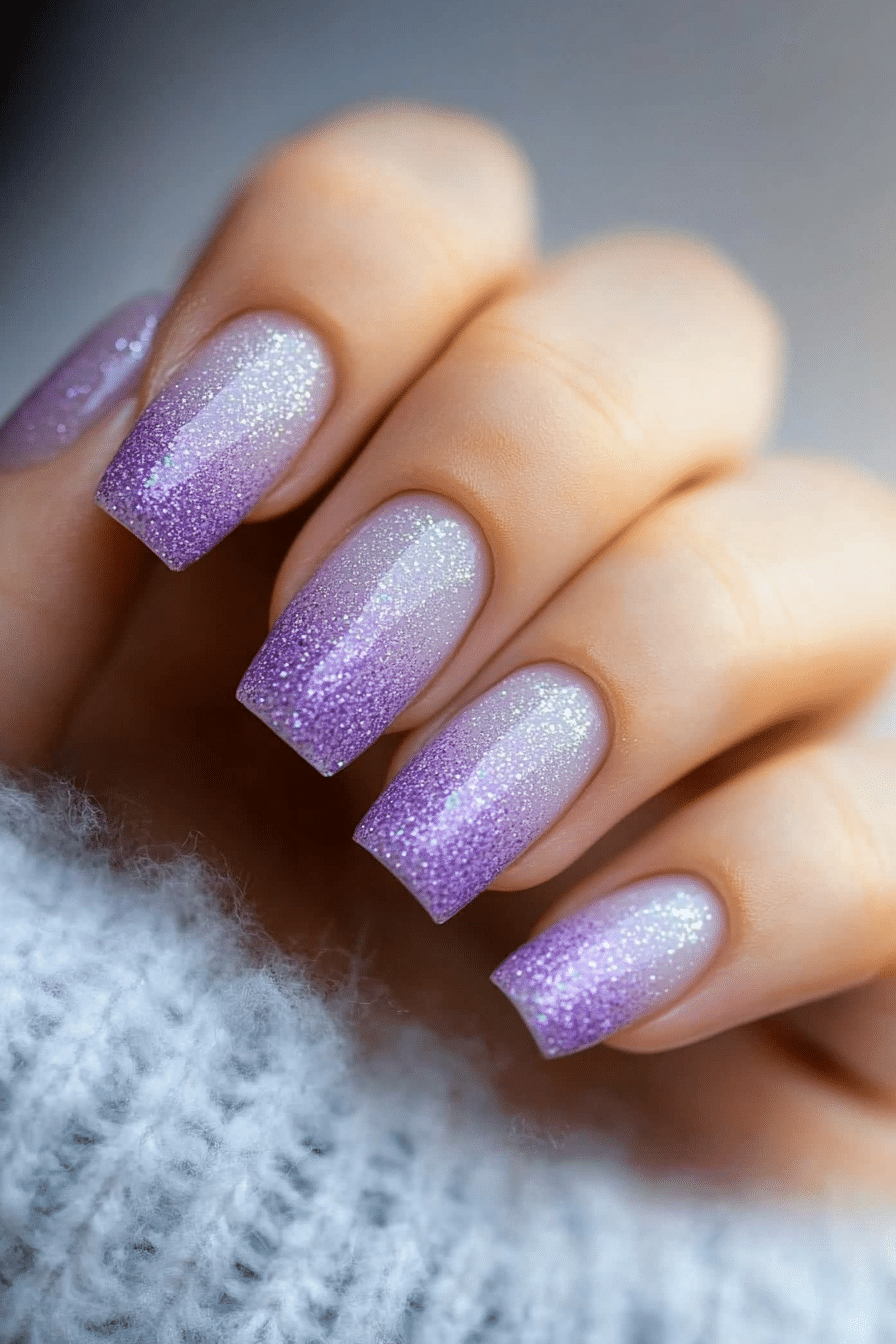 20. Icy Lilac (Nail Design Ideas For Women Over 70) - Nail Design Ideas For Women Over 70