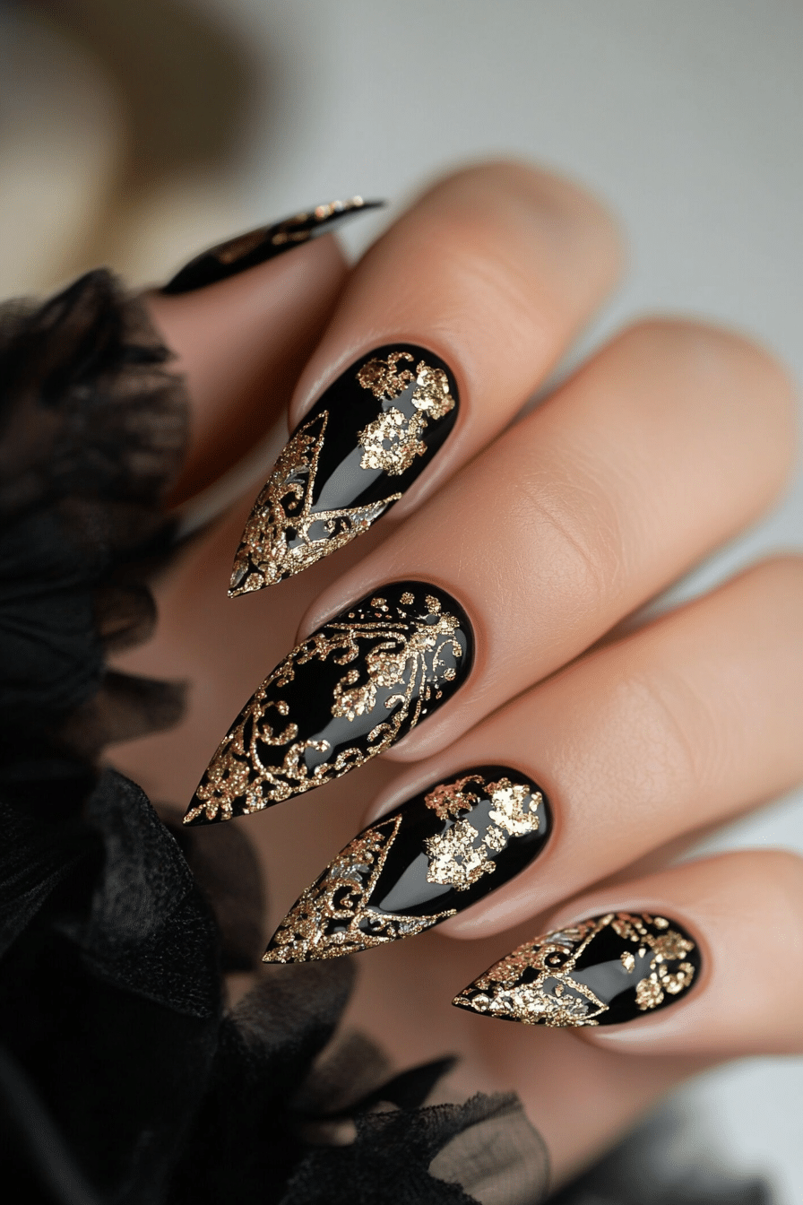 8. Mariachi Elegance (Mexico Nail Design Ideas) - Mexico Nail Design Ideas