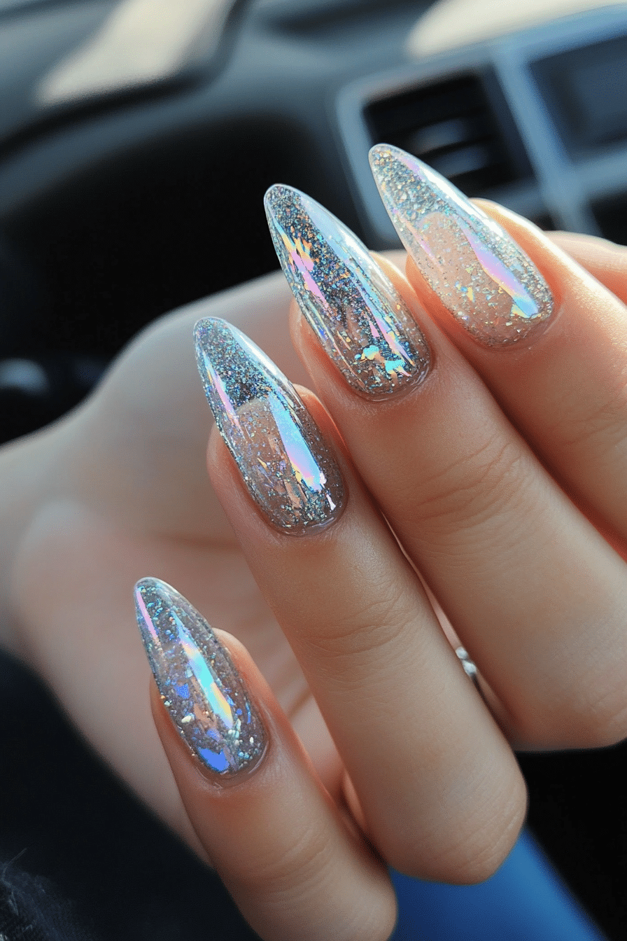 3. Diamond Ice Shards (Ice Nail Design Ideas) - Ice Nail Design Ideas