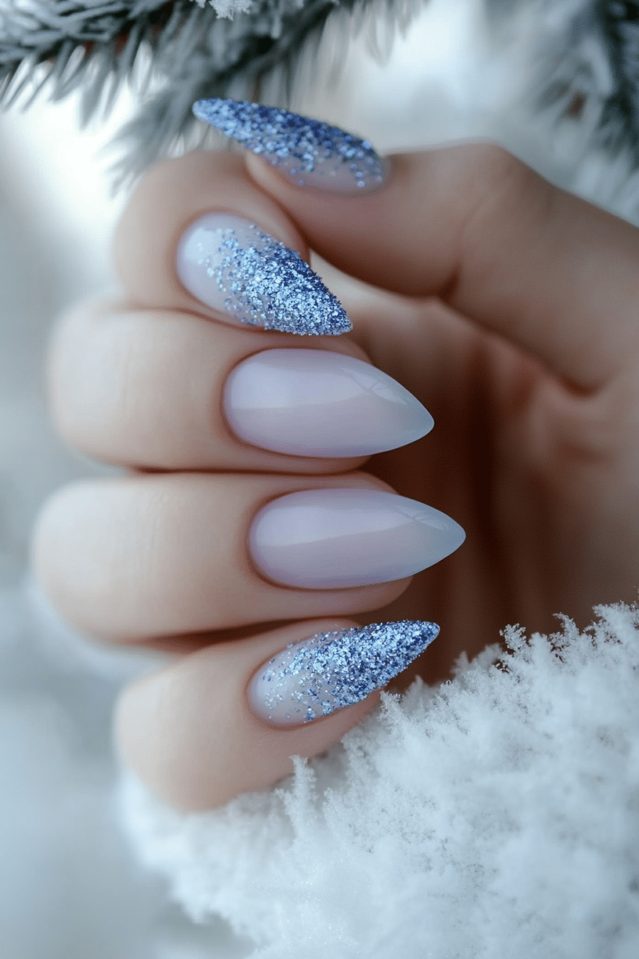 16. Frozen Lavender Mist (Ice Nail Design Ideas) - Ice Nail Design Ideas
