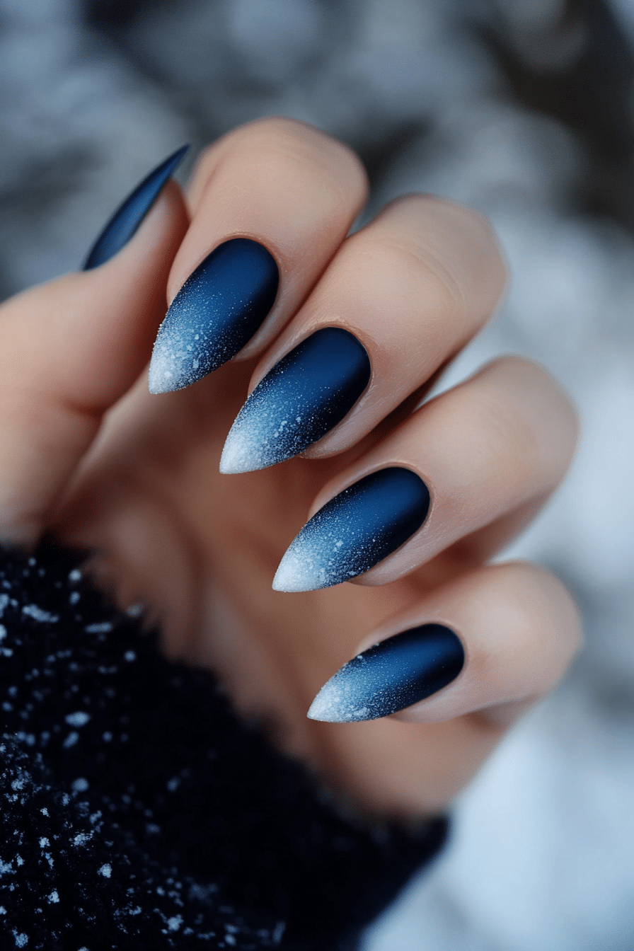 23. Icy Velvet Matte (Ice Nail Design Ideas) - Ice Nail Design Ideas