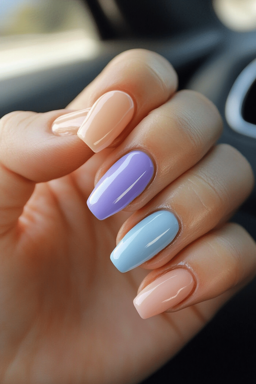 1. Pastel French (Simple Nail Design Ideas) - Simple Nail Design Ideas