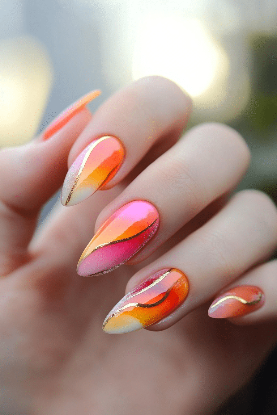 23. Abstract Expression (Cute Nail Design Ideas) - Cute Nail Design Ideas
