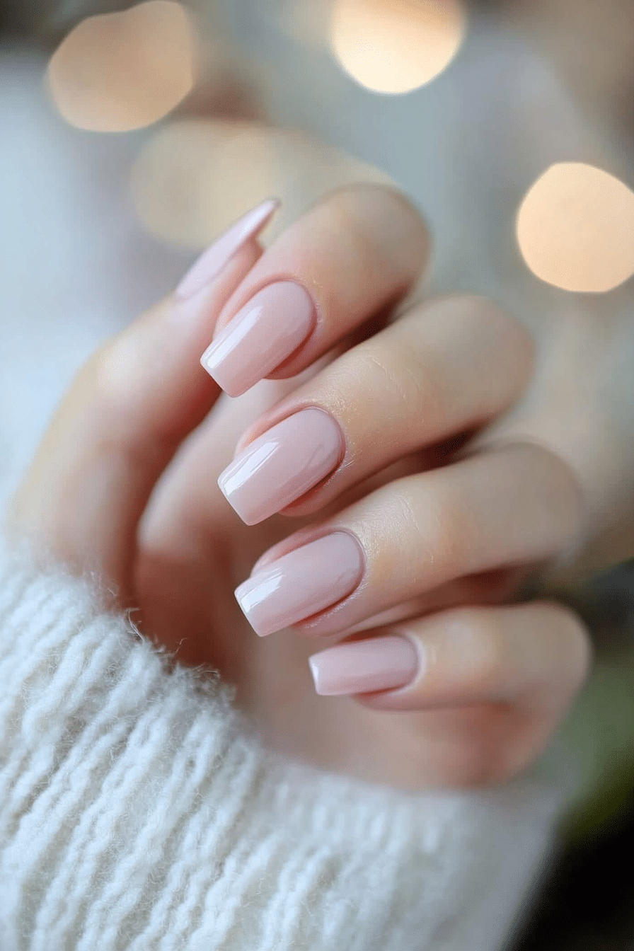 10. Blush Pink Satin (One Color Nail Design Ideas) - One Color Nail Design Ideas