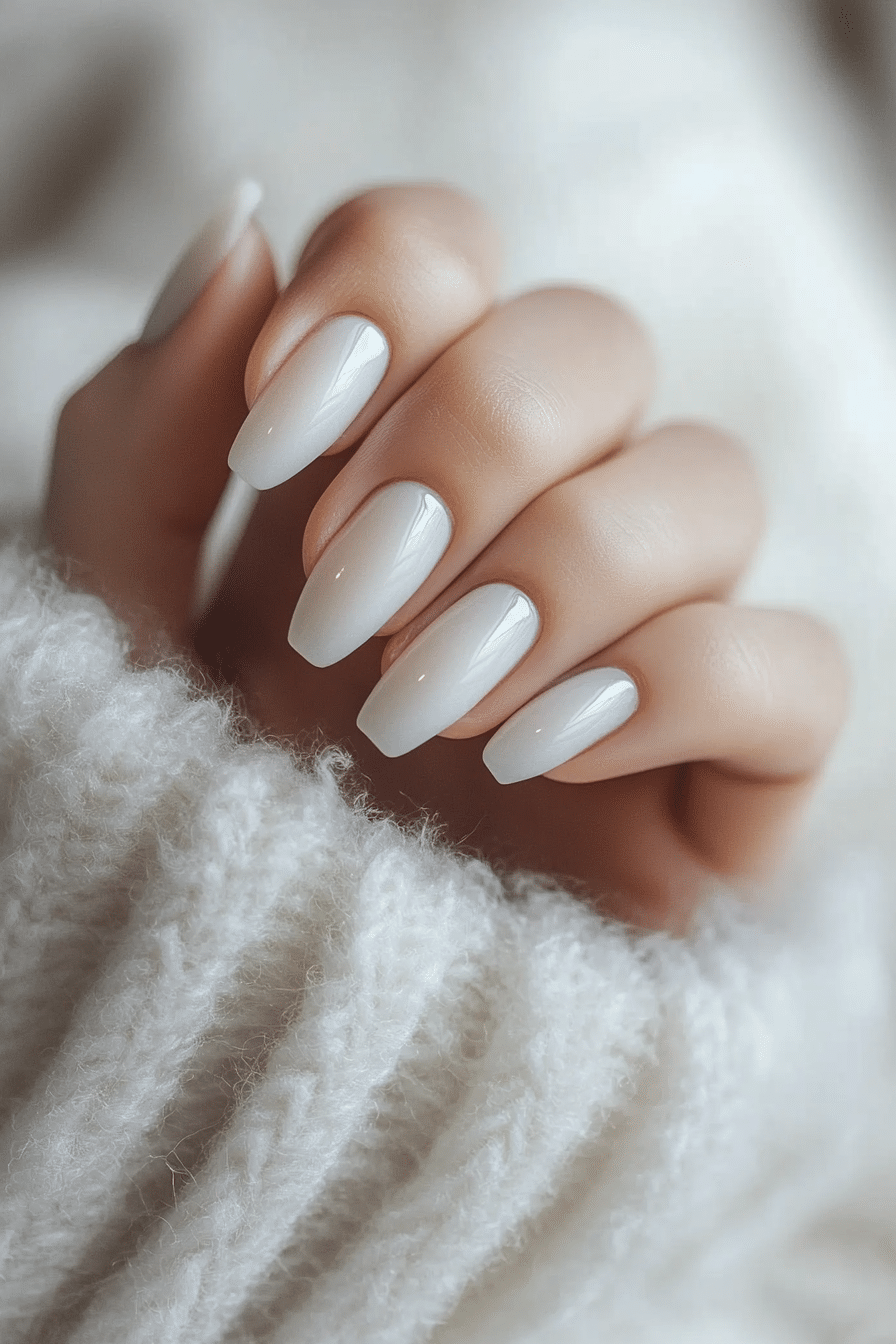 9. Coconut Milk Gloss (Basic Nail Design Ideas) - Basic Nail Design Ideas