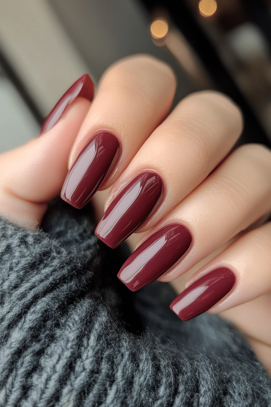 18. Rosewood Chic (Basic Nail Design Ideas) - Basic Nail Design Ideas