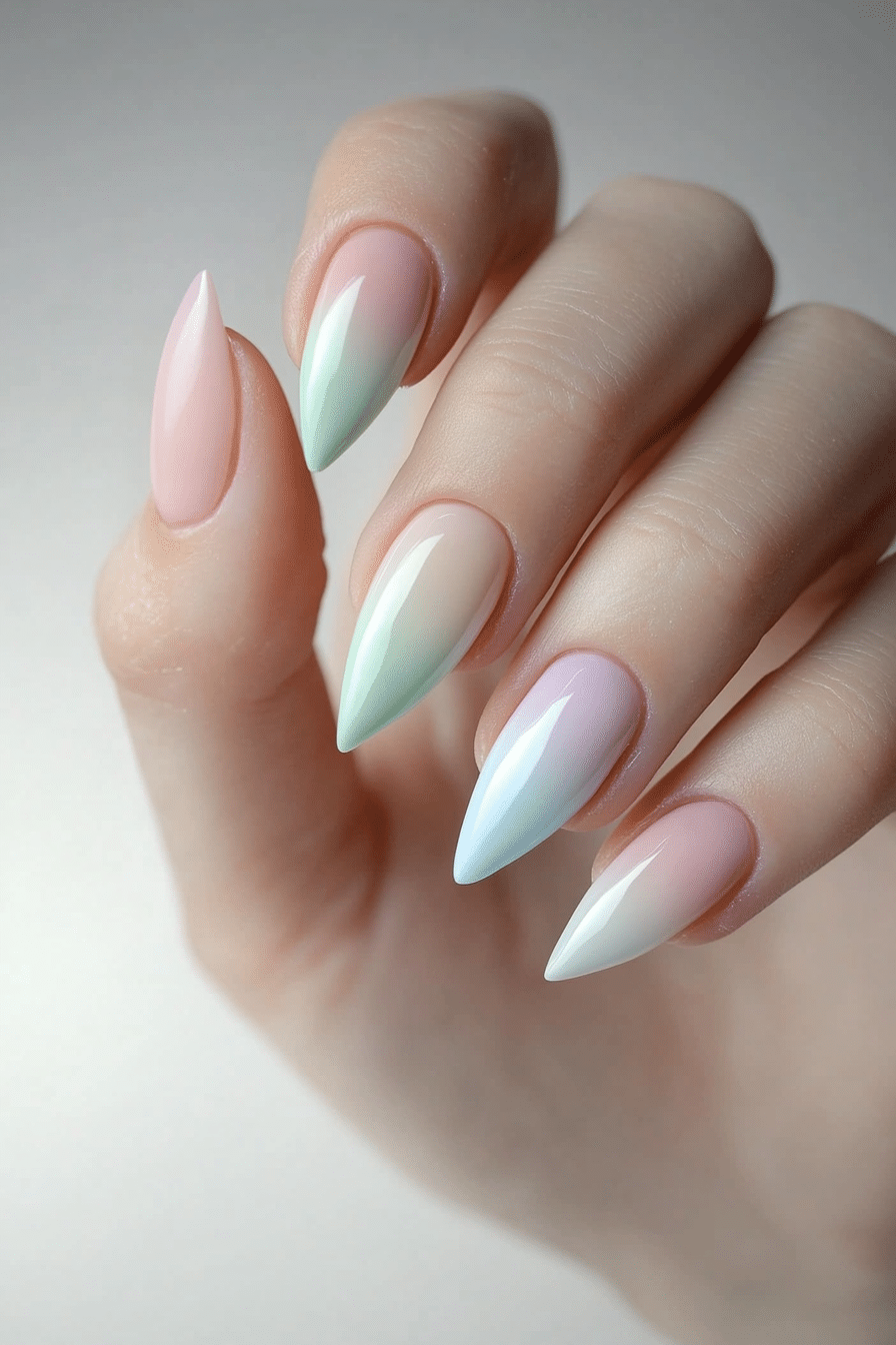 2. Pastel Perfection (French Tip Nail Design Ideas) - French Tip Nail Design Ideas