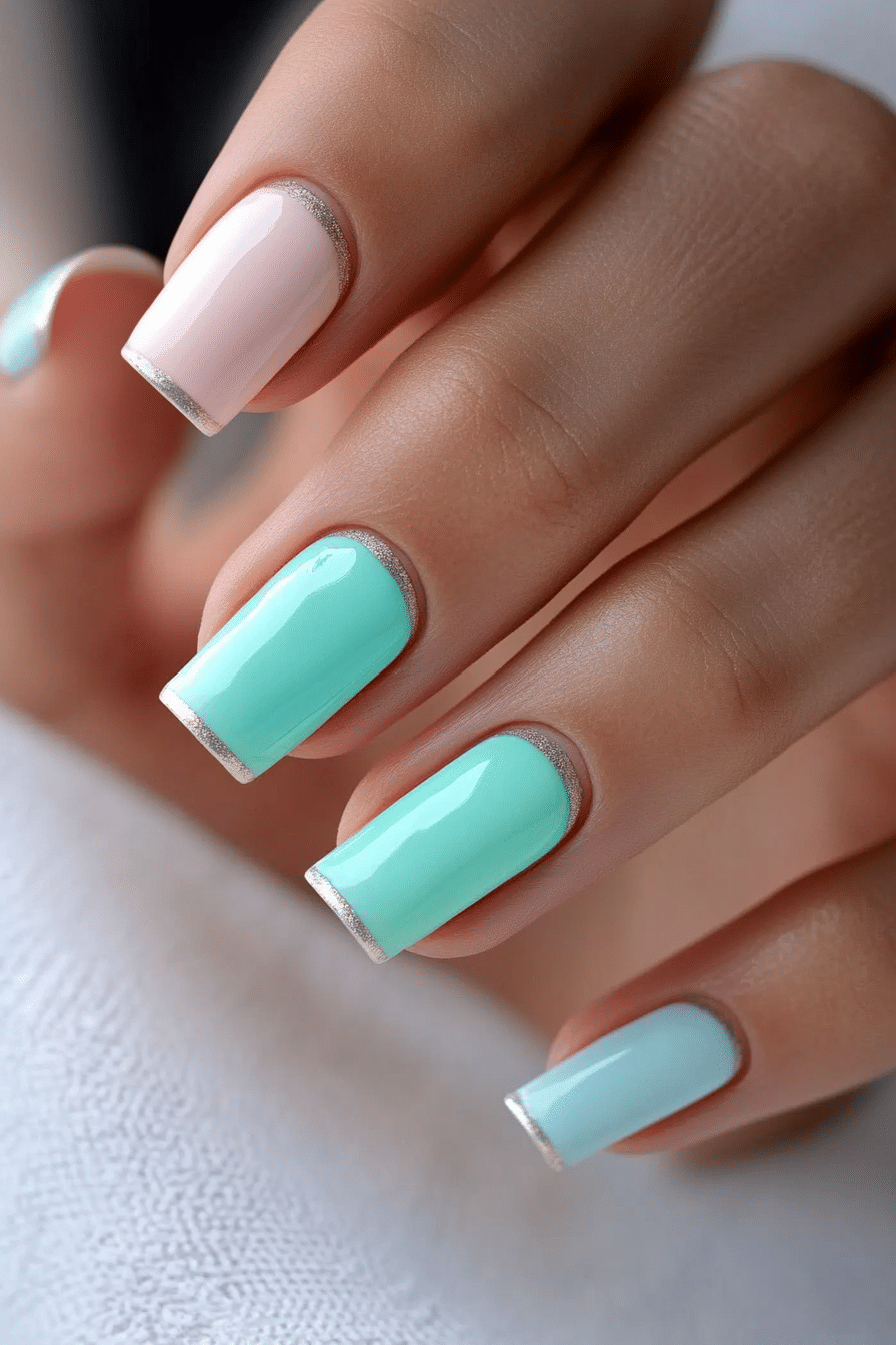 4. Soft Pastel French (Nail Art Design Ideas) - Nail Art Design Ideas