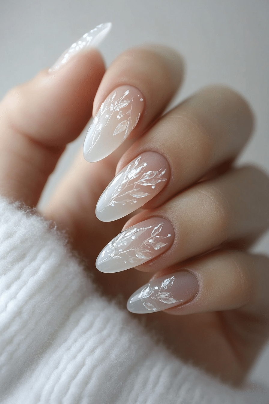 7. Dewdrop Glass Nails (Nail Art Design Ideas) - Nail Art Design Ideas