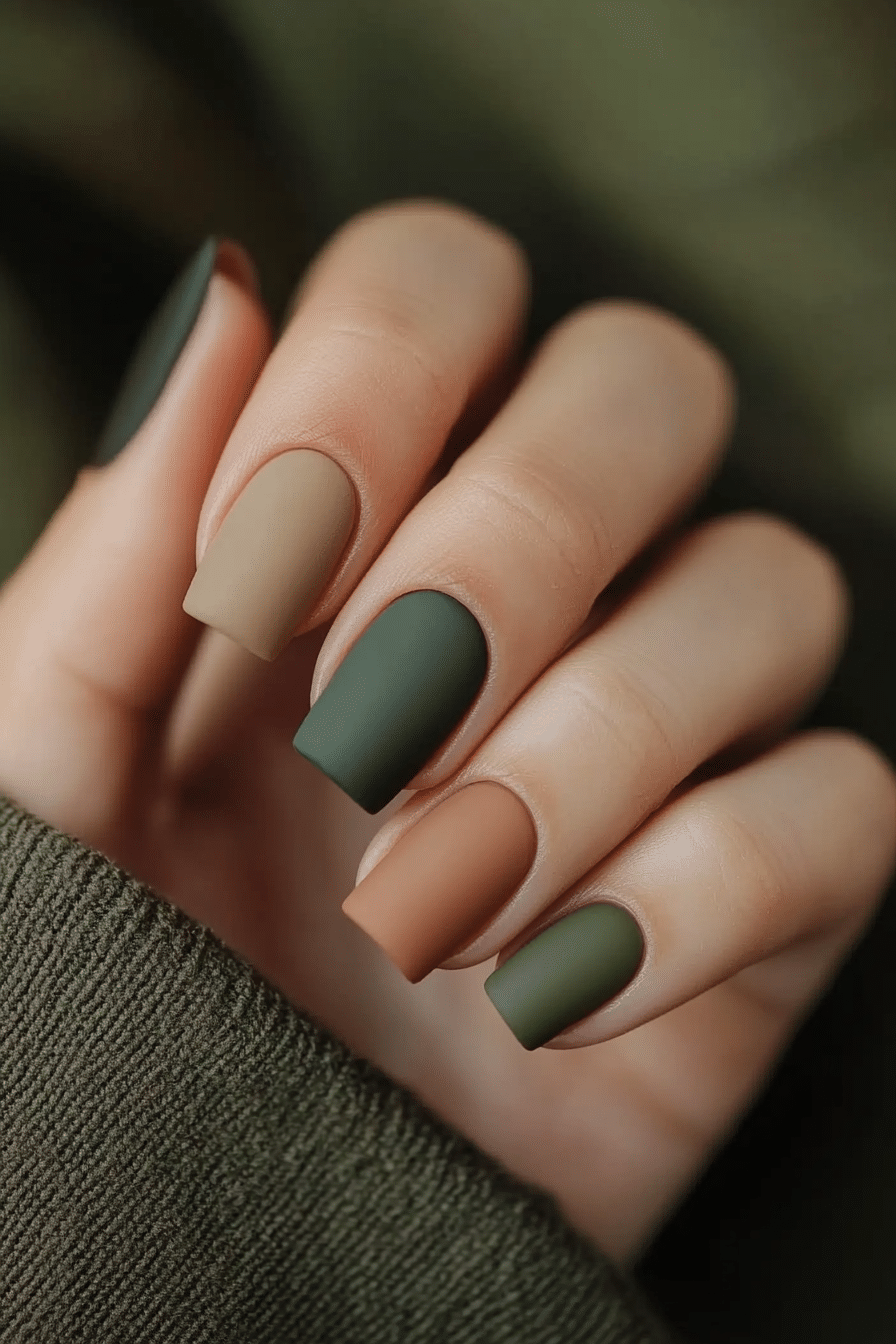 18. Minimalist Matte (Nail Art Design Ideas) - Nail Art Design Ideas