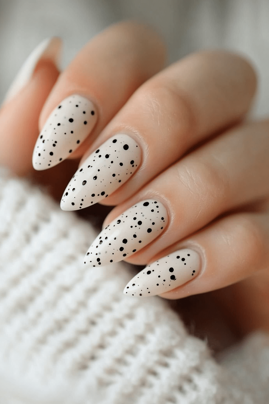 23. Speckled Eggshell (Nail Art Design Ideas) - Nail Art Design Ideas
