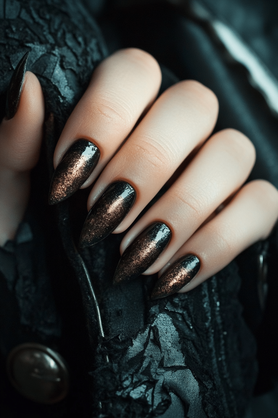 6. Rusted Metal (Grunge Nail Design Ideas) - Grunge Nail Design Ideas