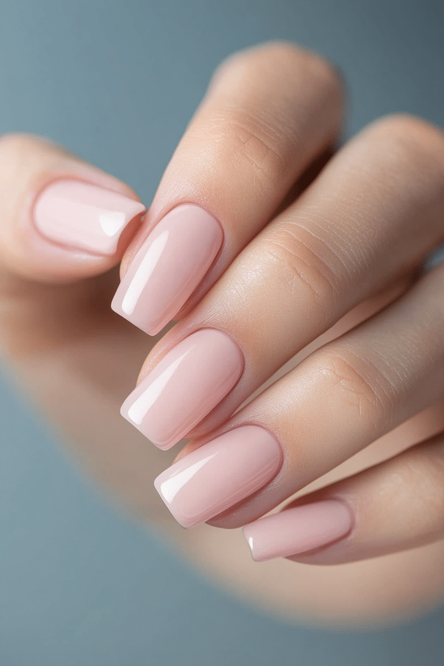 8. Classic Ballet Pink (Nail Design Ideas For Wedding) - Nail Design Ideas For Wedding