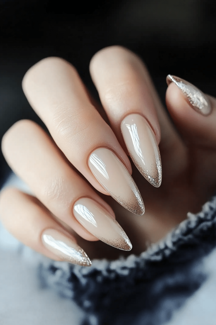 17. Glazed Almond Perfection (Nail Design Ideas For Wedding) - Nail Design Ideas For Wedding