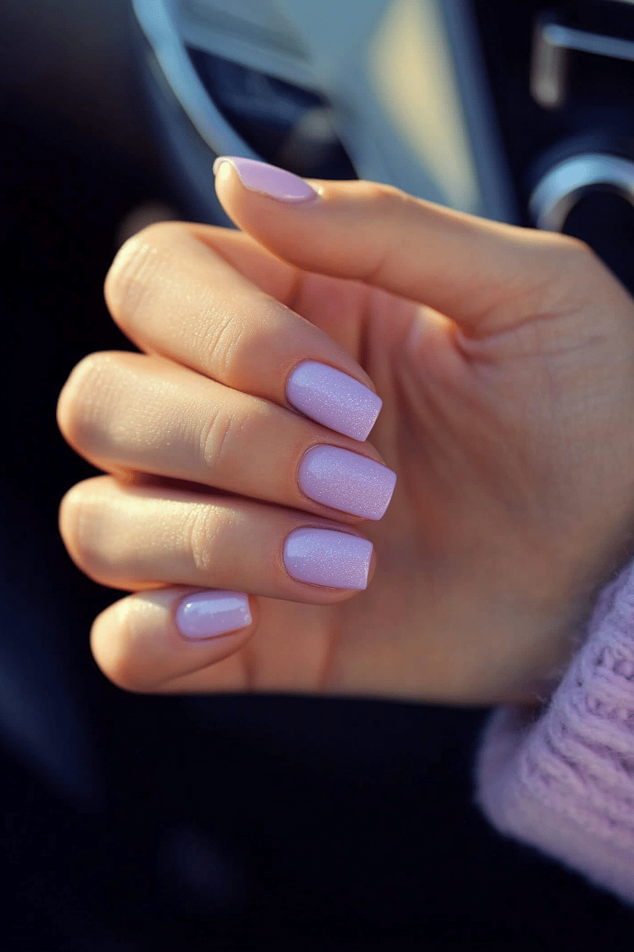 26. Lavender Mist Elegance (Nail Design Ideas For Wedding) - Nail Design Ideas For Wedding