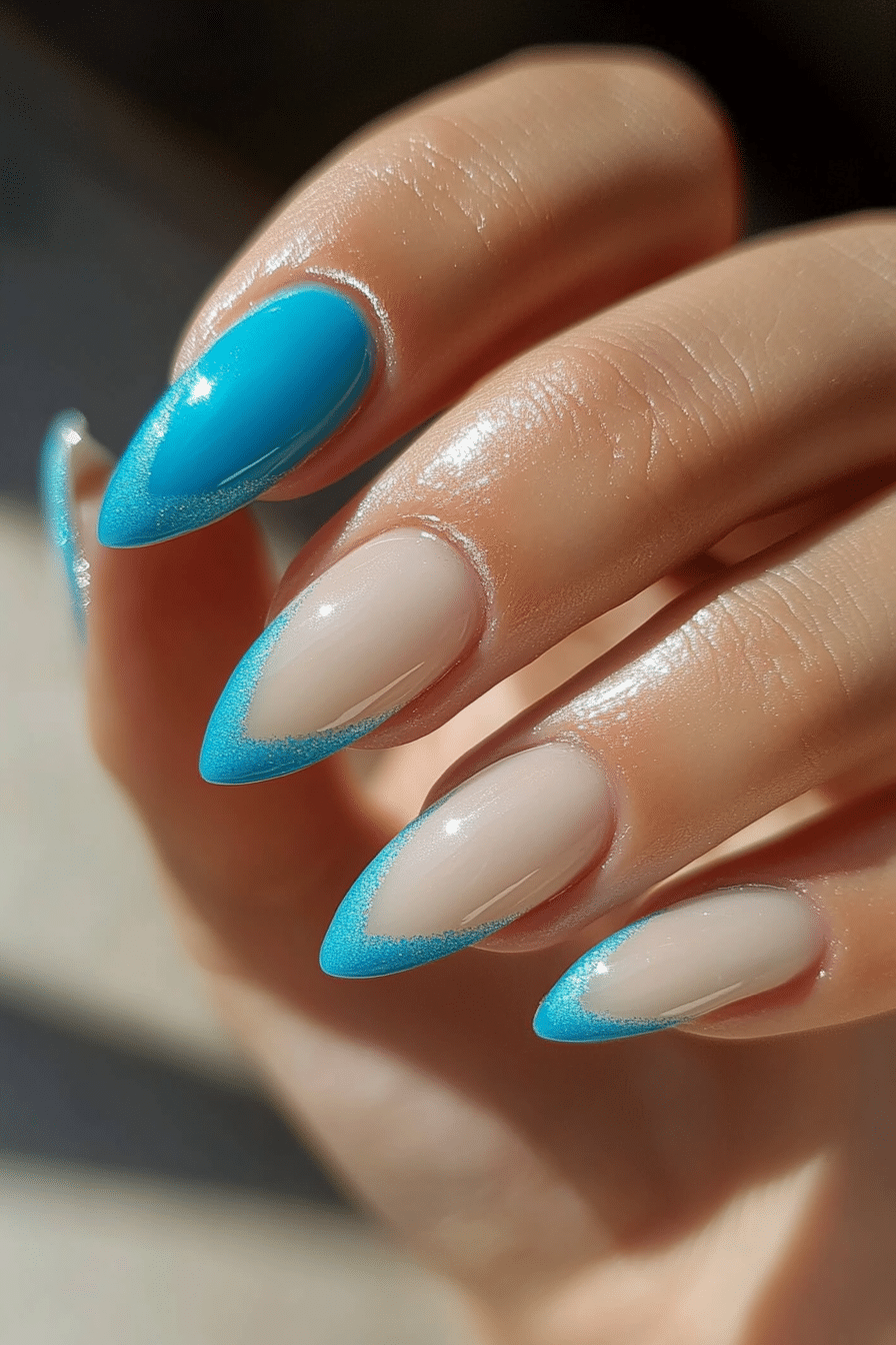 24. Ocean Breeze Tips (Summer Nail Design Ideas) - Summer Nail Design Ideas