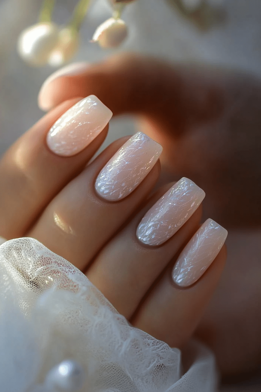 7. Chiffon Pink Elegance (Spring Nail Design Ideas) - Spring Nail Design Ideas