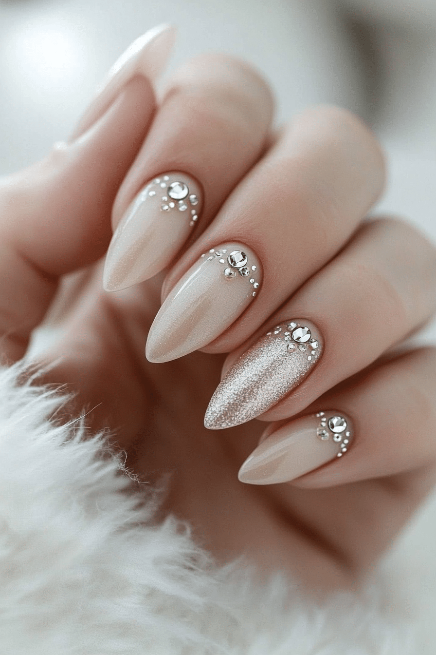 6. Blush Pearl Glow (Nail Design Ideas For Older Women) - Nail Design Ideas For Older Women
