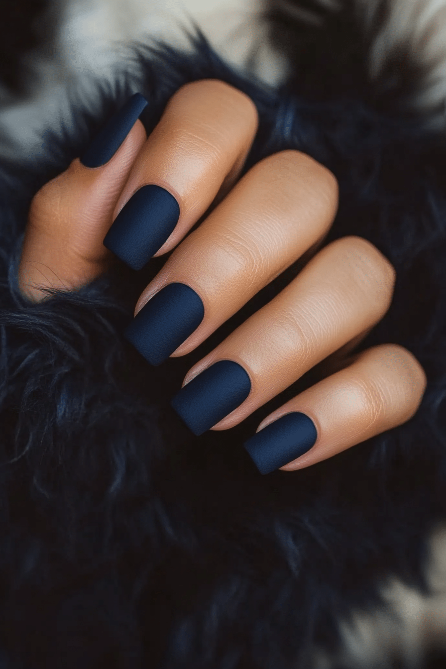 12. Midnight Velvet (Nail Design Ideas For Older Women) - Nail Design Ideas For Older Women