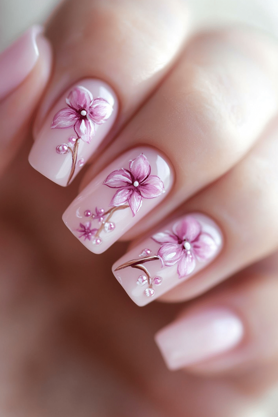 20. Soft Orchid Glow (Nail Design Ideas For Older Women) - Nail Design Ideas For Older Women