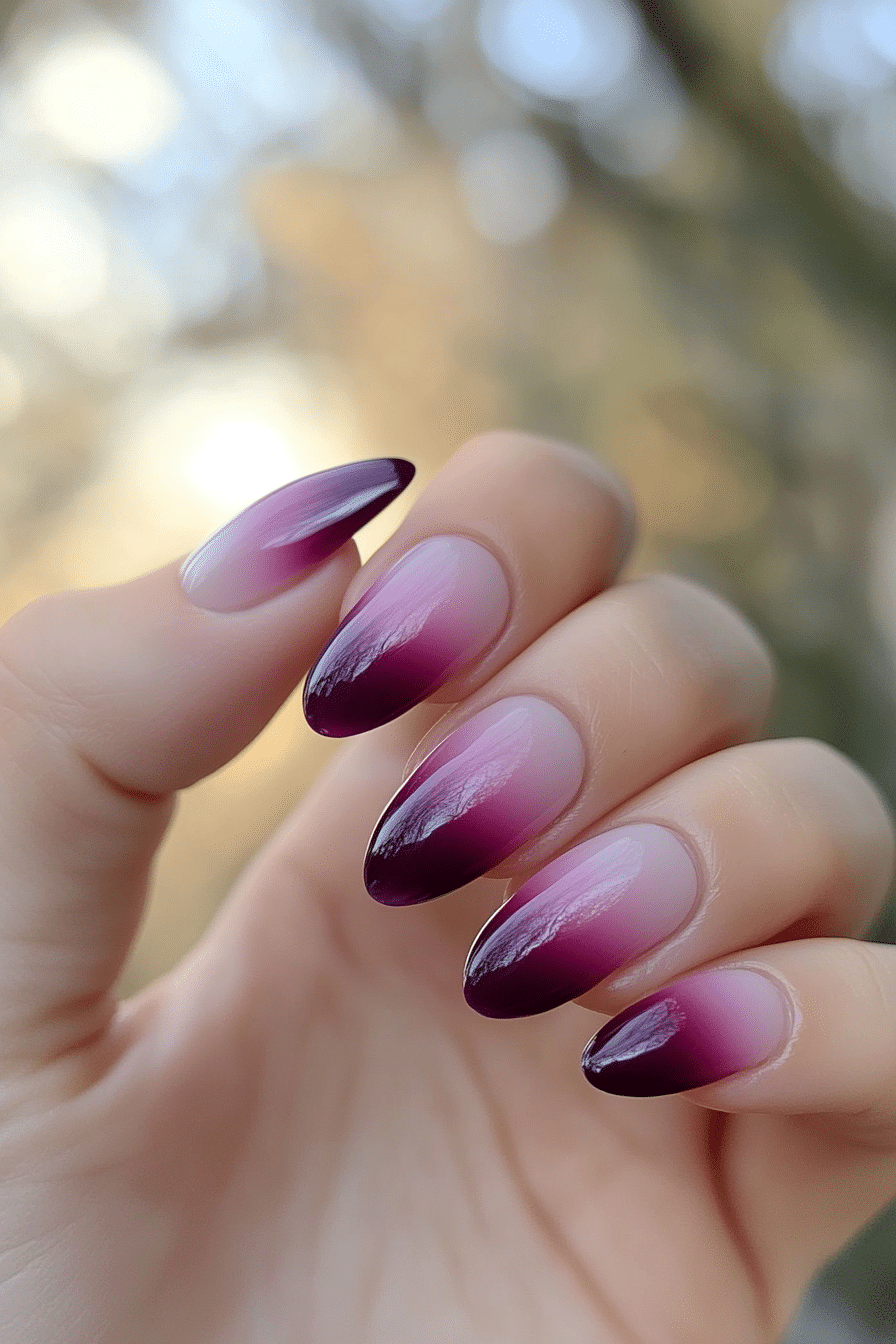 23. Berry Bliss (Nail Design Ideas For Older Women) - Nail Design Ideas For Older Women