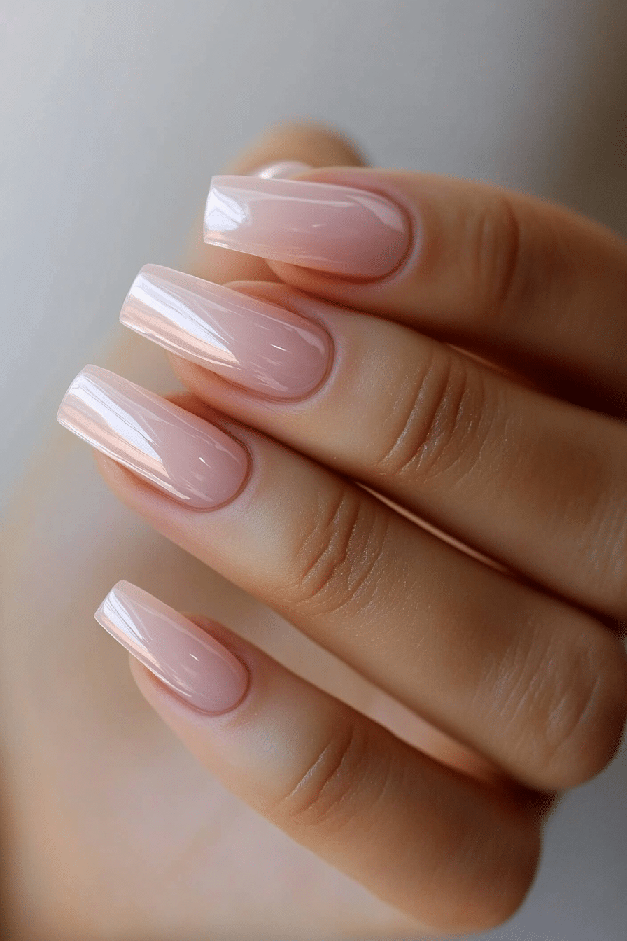 11. Glazed Baby Pink (Baby Pink Nail Design Ideas) - Baby Pink Nail Design Ideas