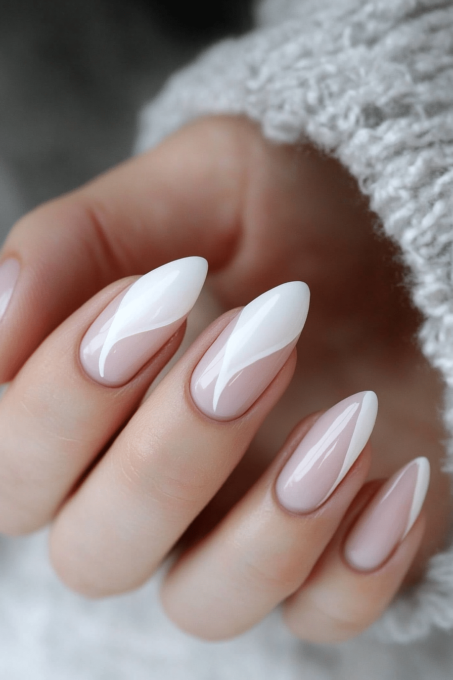 26. Pink Aurora Borealis Effect (Baby Pink Nail Design Ideas) - Baby Pink Nail Design Ideas