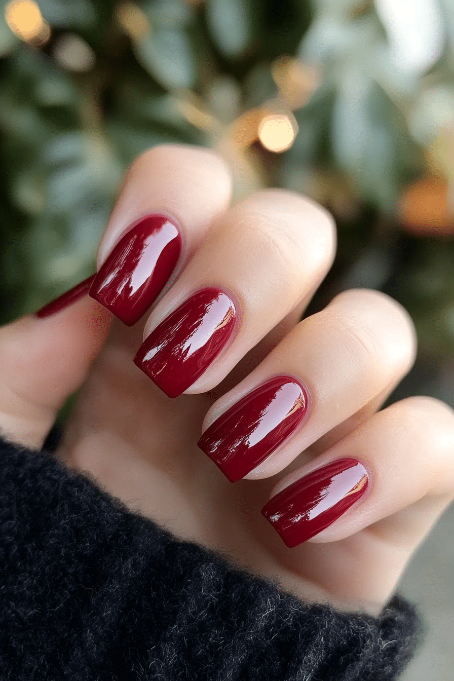 24. Old Vineyard Cabernet (Old Money Nail Design Ideas) - Old Money Nail Design Ideas