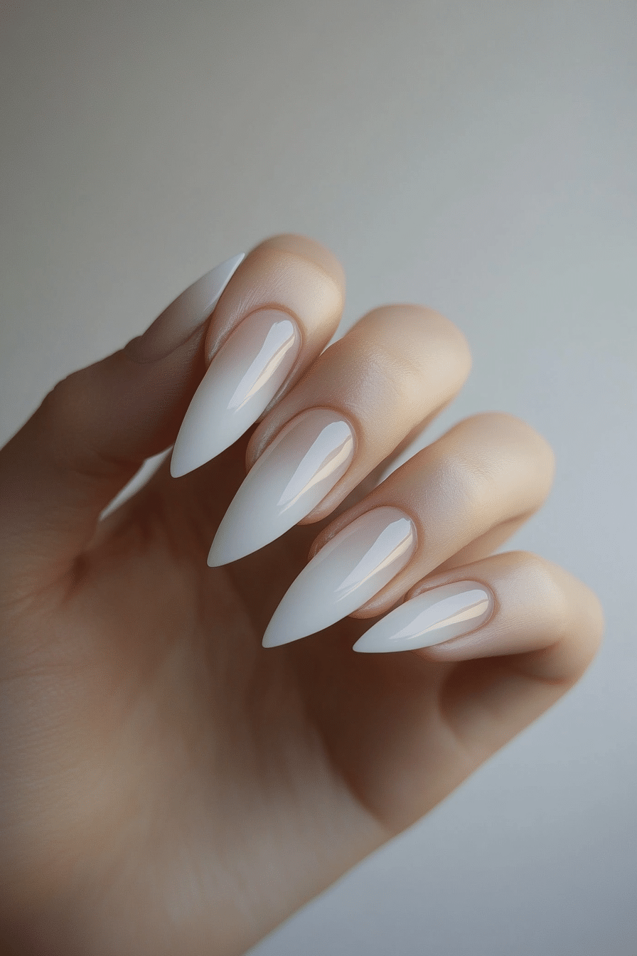 5. Cloudy Whispers (White Nail Design Ideas) - White Nail Design Ideas