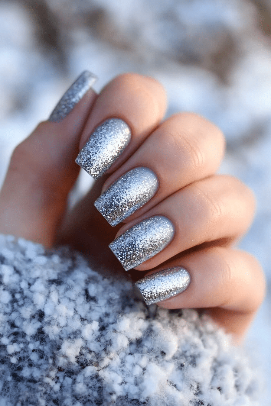 11. Silver Stardust (Easy Nail Design Ideas) - Easy Nail Design Ideas