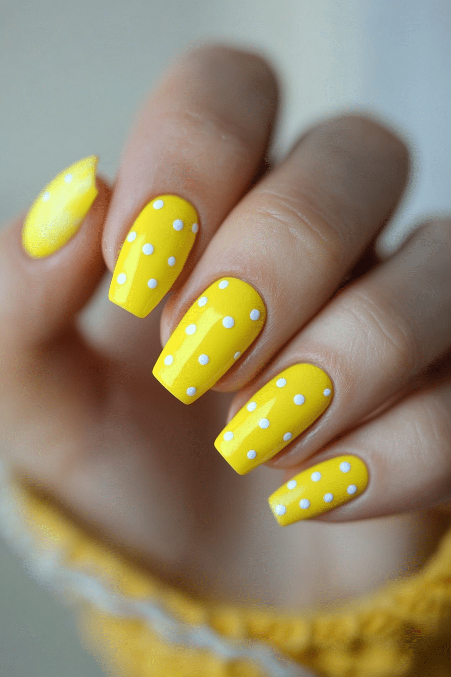 16. Lemon Zest (Easy Nail Design Ideas) - Easy Nail Design Ideas