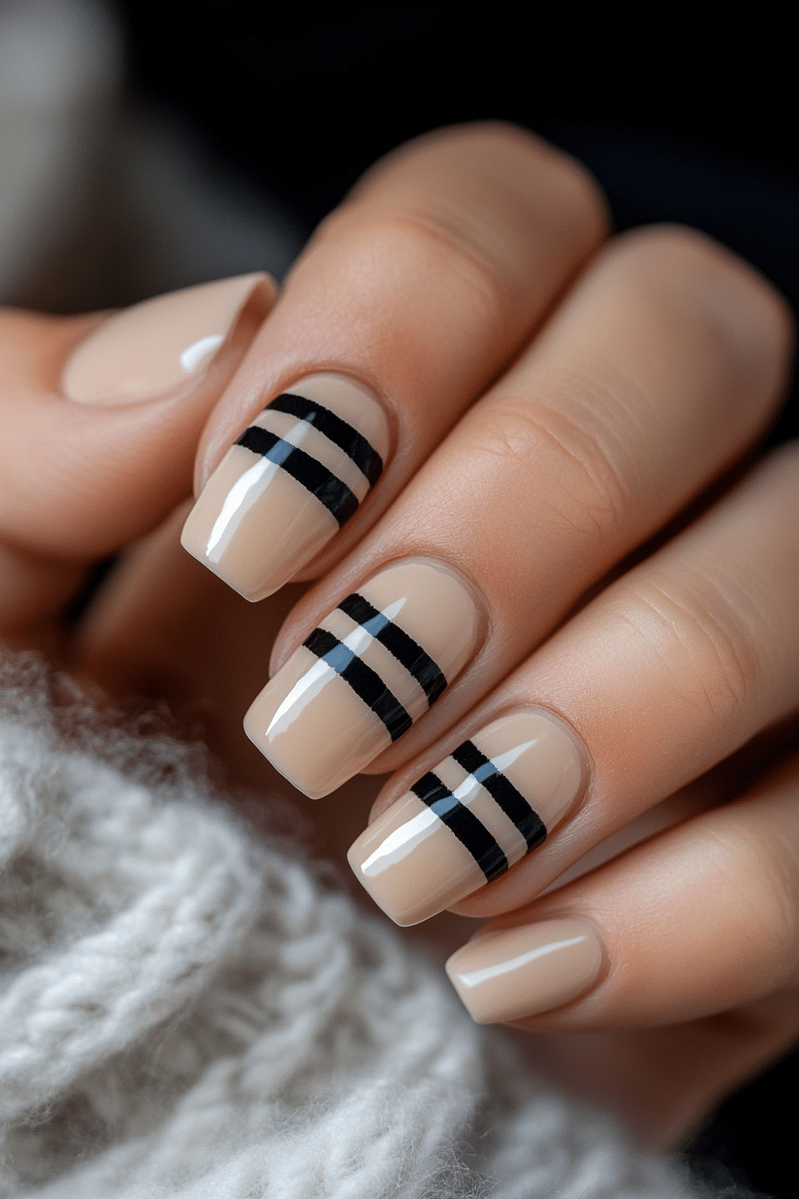 2. Scholarly Chic (First Day Of School Nail Design Ideas) - First Day Of School Nail Design Ideas