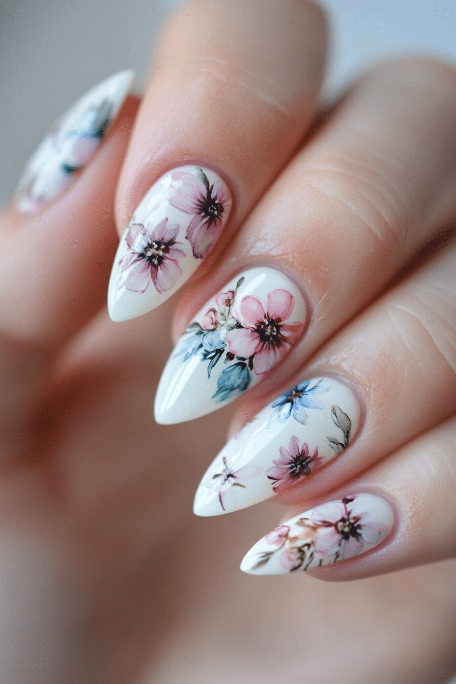 1. Pastel Petal Whispers (Flower Nail Design Ideas) - Flower Nail Design Ideas