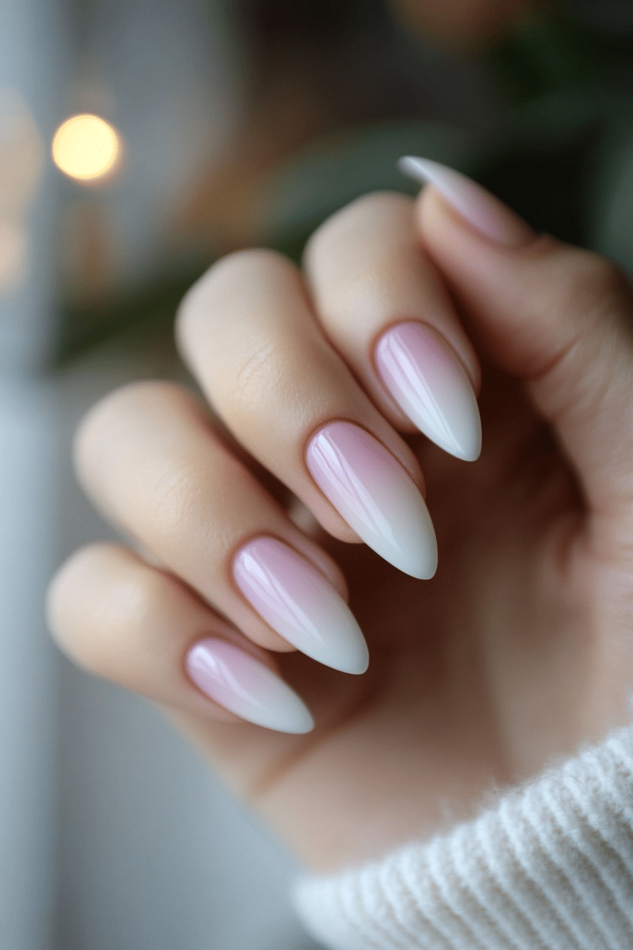 3. Pastel Gradient French (French Nail Design Ideas) - French Nail Design Ideas