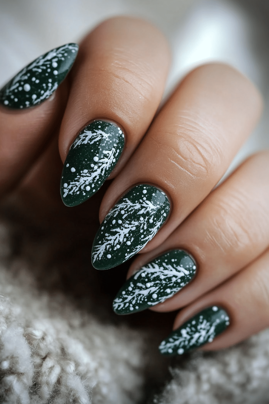 12. Evergreen Frost (Winter Nail Design Ideas) - Winter Nail Design Ideas