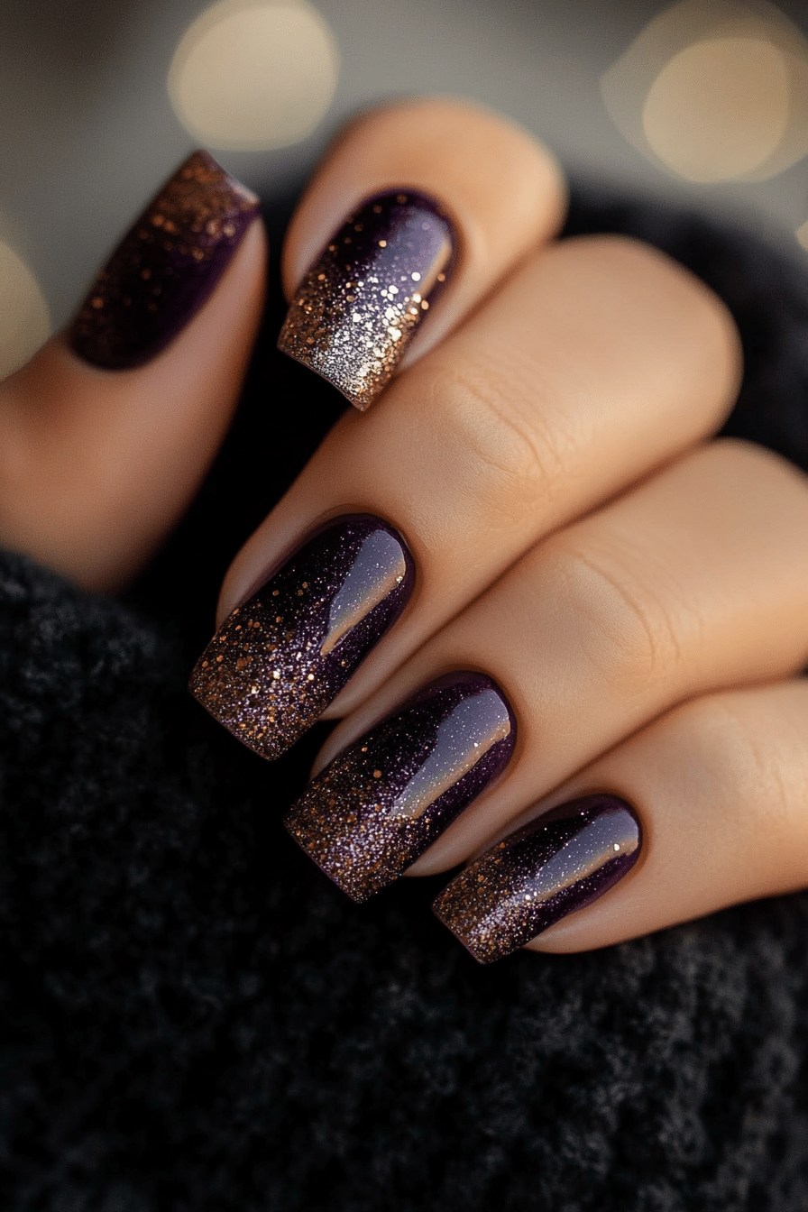 21. Spiced Fig Gloss (Winter Nail Design Ideas) - Winter Nail Design Ideas