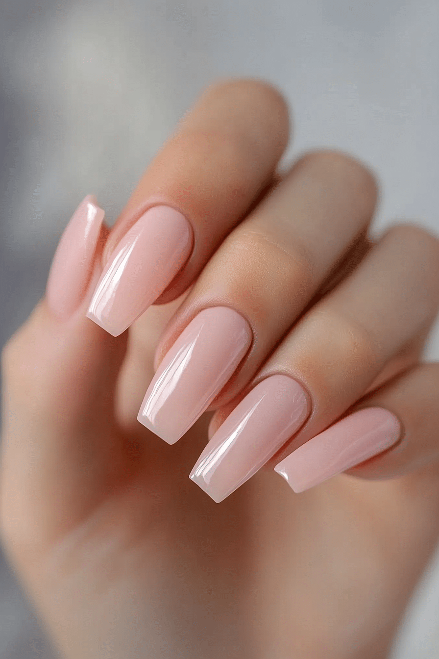 1. Soft Rose Quartz (Solid Nail Color Design Ideas) - Solid Nail Color Design Ideas