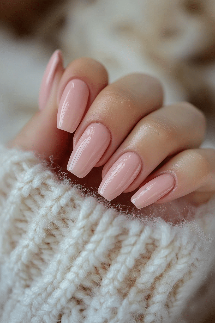 24. Petal Pink (Solid Nail Color Design Ideas) - Solid Nail Color Design Ideas