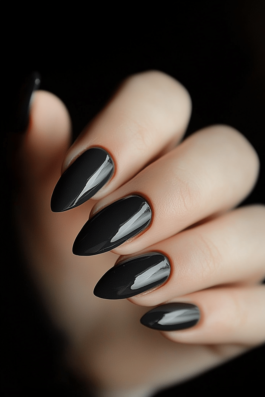 26. Charcoal Slate (Solid Nail Color Design Ideas) - Solid Nail Color Design Ideas