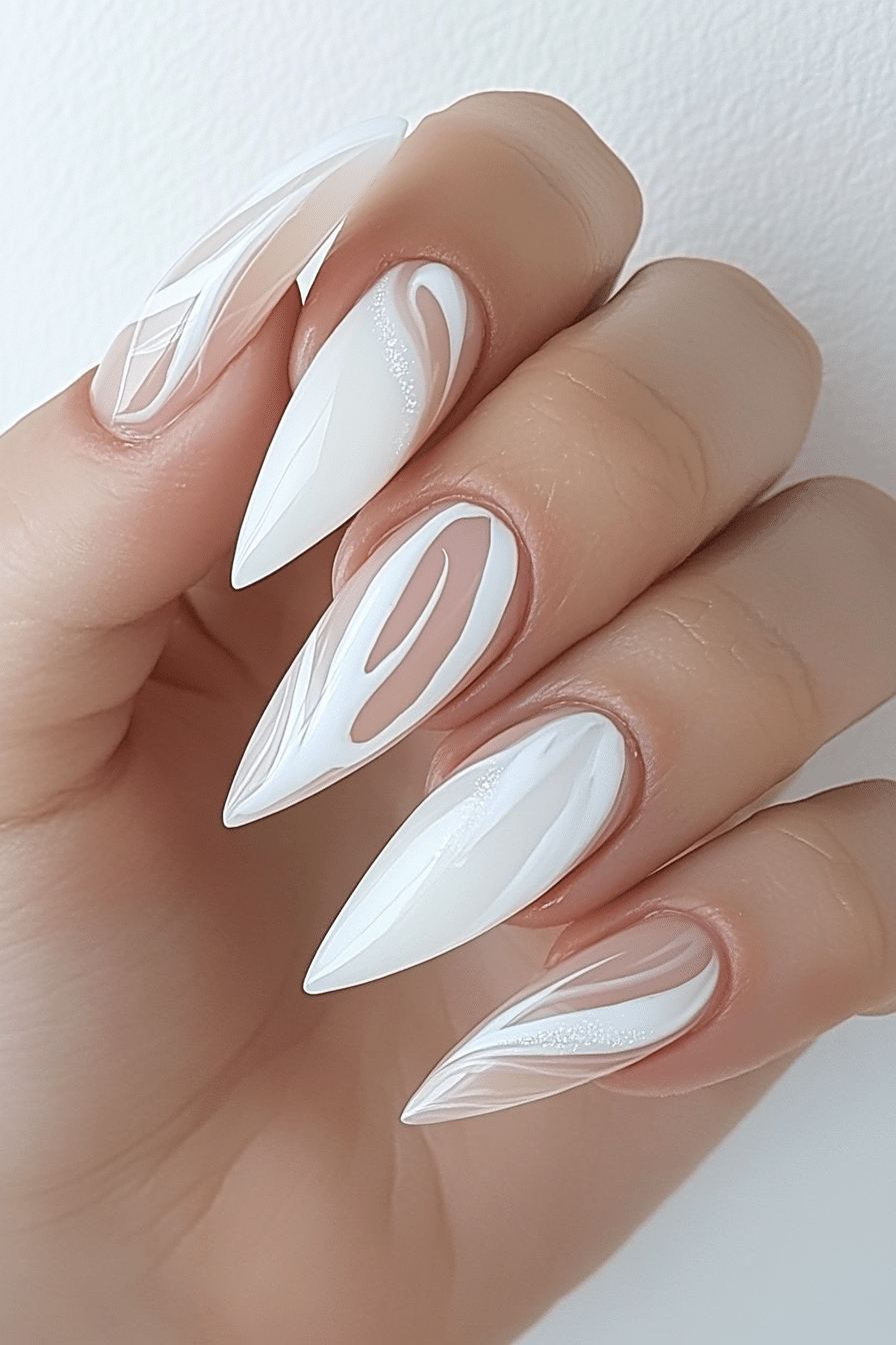 1. Milky Cloud Mist (Milky Nail Design Ideas) - Milky Nail Design Ideas