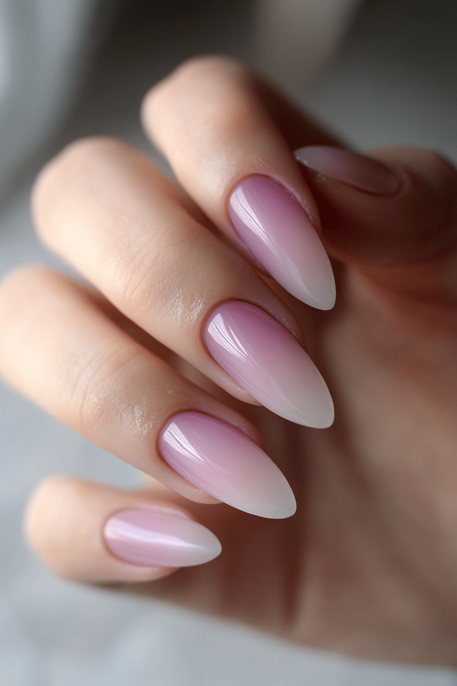 10. Muted Mauve Milk (Milky Nail Design Ideas) - Milky Nail Design Ideas