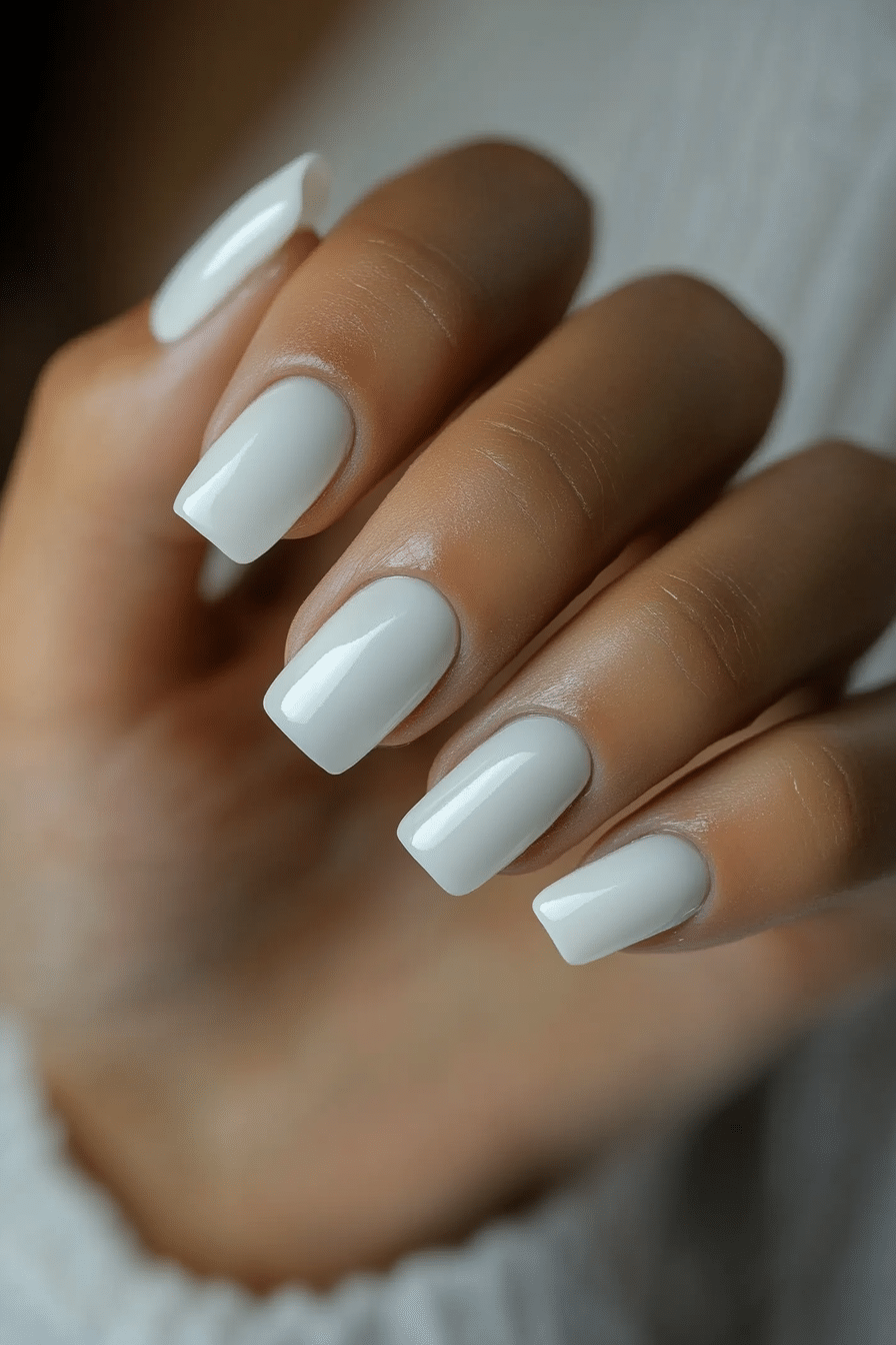 8. Alabaster White Gloss (Classy Nail Design Ideas) - Classy Nail Design Ideas