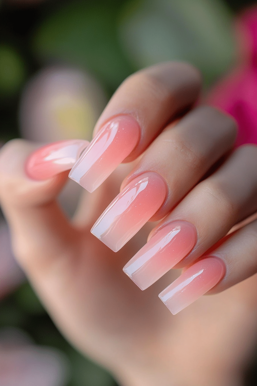 20. Glossy Jelly Finish (Clear Nail Design Ideas) - Clear Nail Design Ideas